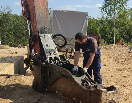 Заправка гидромолота азотом с выездом