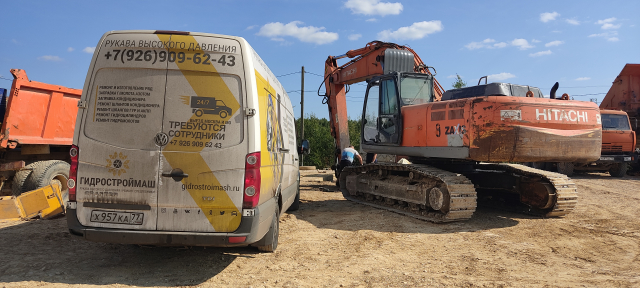 Заправка гидромолота азотом с выездом